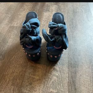 Brand New Women’s Denim Platform Shoes